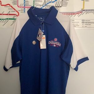 World Series Champions Chicago Cubs Antigua polo